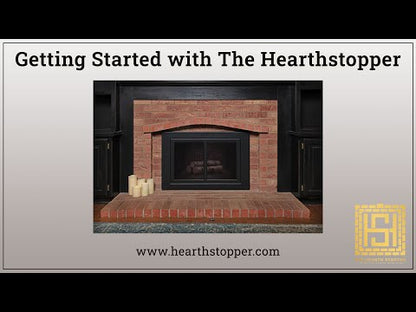 **Hearth Stopper ™: The Ultimate Insulated Fireplace Cover** Large Size 32x40